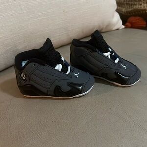 2011 Air Jordan 14 Retro TD 'Graphite Navy' Baby Size 2c